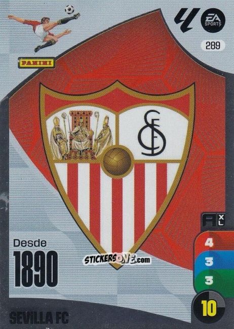 Figurina Escudo SEV - LaLiga 2024-2025. Adrenalyn XL
 n. 289 - Panini