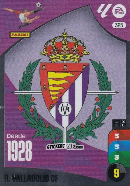 Figurina Escudo VLL - LaLiga 2024-2025. Adrenalyn XL
 n. 325 - Panini