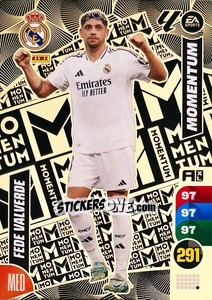 Sticker Fede Valverde - LaLiga 2024-2025. Adrenalyn XL
 n. M1 - Panini
