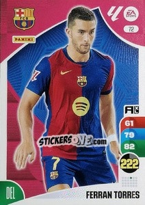 Cromo Ferrán Torres - LaLiga 2024-2025. Adrenalyn XL
 n. 72 - Panini