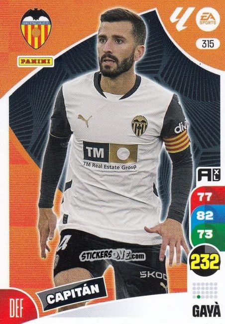 Figurina Gayà - LaLiga 2024-2025. Adrenalyn XL
 n. 315 - Panini