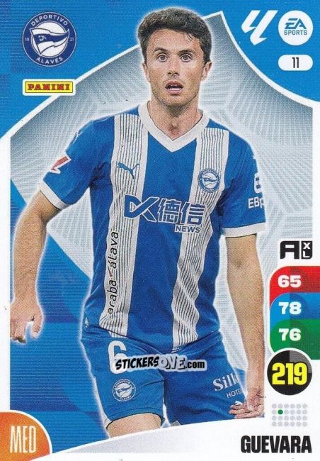 Cromo Guevara - LaLiga 2024-2025. Adrenalyn XL
 n. 11 - Panini