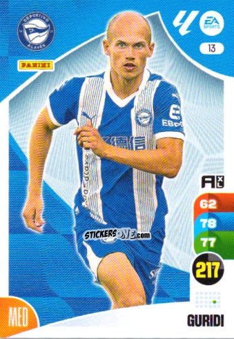 Sticker Guridi - LaLiga 2024-2025. Adrenalyn XL
 n. 13 - Panini
