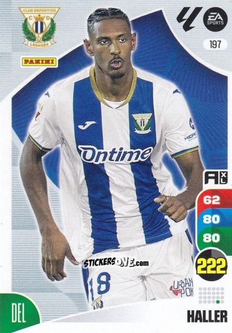 Sticker Haller - LaLiga 2024-2025. Adrenalyn XL
 n. 197 - Panini