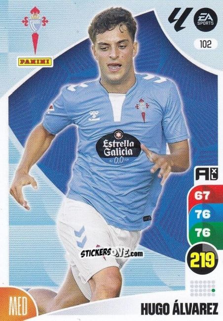 Figurina Hugo Álvarez - LaLiga 2024-2025. Adrenalyn XL
 n. 102 - Panini