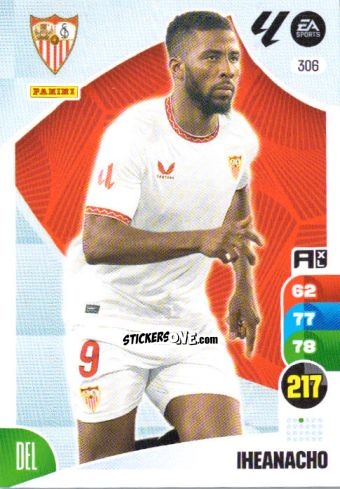 Sticker Iheanacho - LaLiga 2024-2025. Adrenalyn XL
 n. 306 - Panini