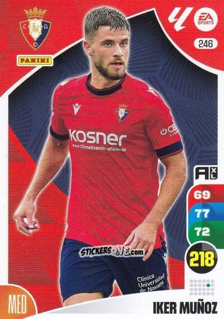 Figurina Iker Muñoz - LaLiga 2024-2025. Adrenalyn XL
 n. 246 - Panini
