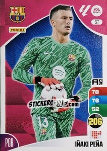 Cromo Iñaki Peña - LaLiga 2024-2025. Adrenalyn XL
 n. 57 - Panini