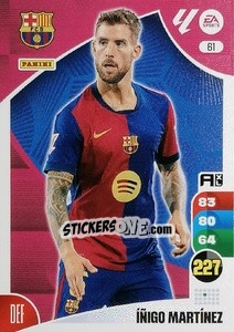 Sticker Íñigo Martínez - LaLiga 2024-2025. Adrenalyn XL
 n. 61 - Panini