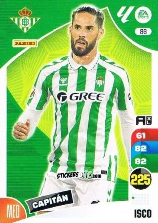 Cromo Isco - LaLiga 2024-2025. Adrenalyn XL
 n. 86 - Panini
