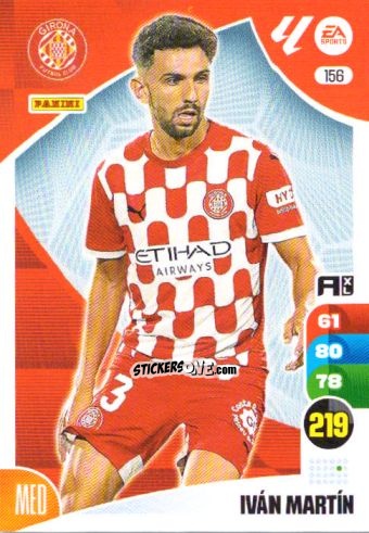Cromo Iván Martín - LaLiga 2024-2025. Adrenalyn XL
 n. 156 - Panini