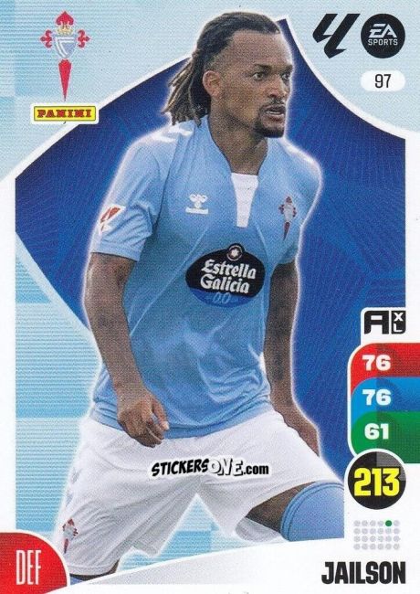 Cromo Jailson - LaLiga 2024-2025. Adrenalyn XL
 n. 97 - Panini