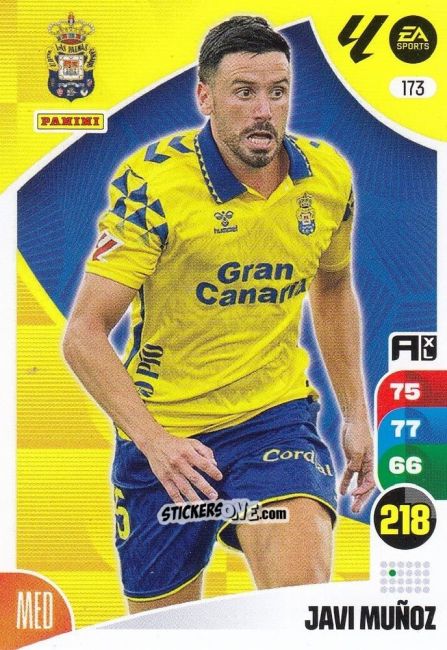 Figurina Javi Muñoz - LaLiga 2024-2025. Adrenalyn XL
 n. 173 - Panini