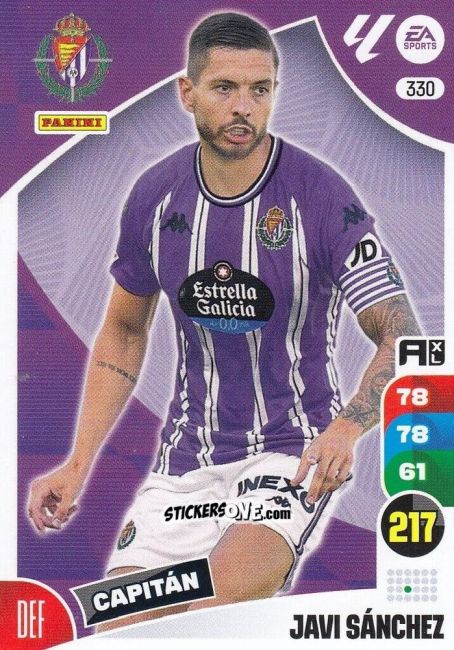 Sticker Javi Sánchez - LaLiga 2024-2025. Adrenalyn XL
 n. 330 - Panini