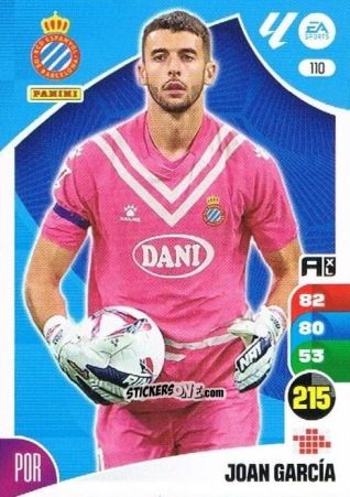 Sticker Joan García - LaLiga 2024-2025. Adrenalyn XL
 n. 110 - Panini