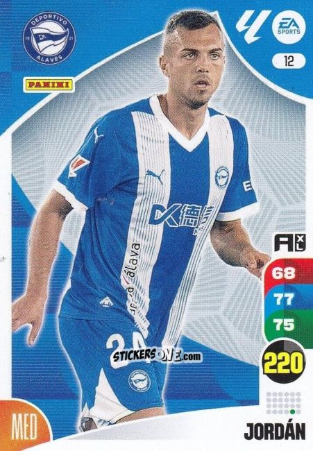 Cromo Jordán - LaLiga 2024-2025. Adrenalyn XL
 n. 12 - Panini