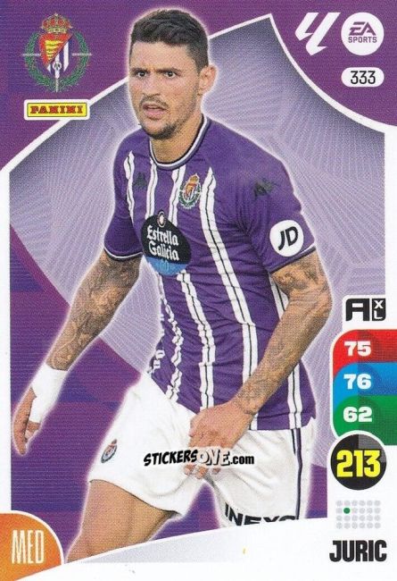 Sticker Juric - LaLiga 2024-2025. Adrenalyn XL
 n. 333 - Panini