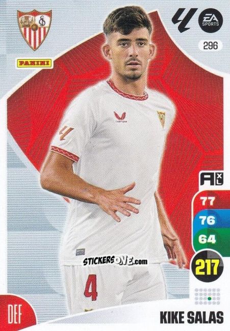 Sticker Kike Salas - LaLiga 2024-2025. Adrenalyn XL
 n. 296 - Panini