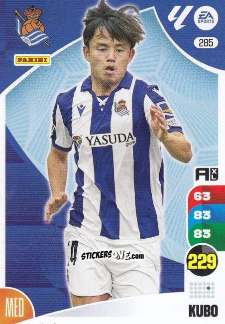 Figurina Kubo - LaLiga 2024-2025. Adrenalyn XL
 n. 285 - Panini