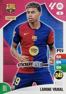 Figurina Lamine Yamal - LaLiga 2024-2025. Adrenalyn XL
 n. 70 - Panini