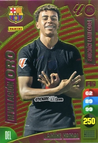Sticker Lamine Yamal - LaLiga 2024-2025. Adrenalyn XL
 n. LE11 - Panini