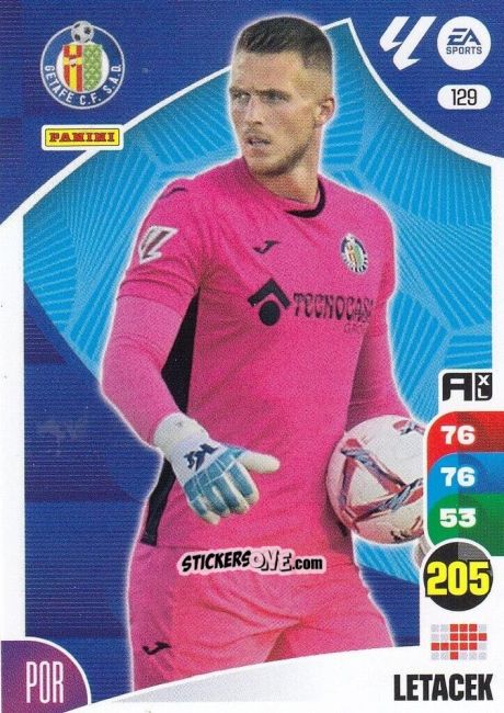 Figurina Letacek - LaLiga 2024-2025. Adrenalyn XL
 n. 129 - Panini