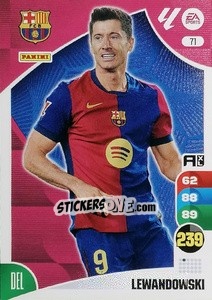 Sticker Lewandowski - LaLiga 2024-2025. Adrenalyn XL
 n. 71 - Panini