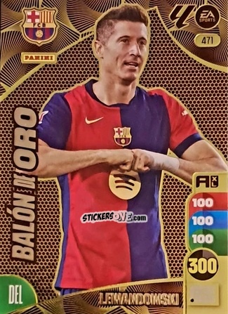 Sticker Lewandowski - LaLiga 2024-2025. Adrenalyn XL
 n. 471 - Panini