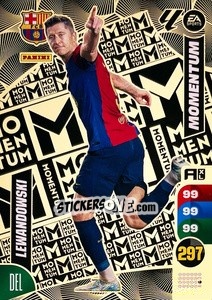 Sticker Lewandowski - LaLiga 2024-2025. Adrenalyn XL
 n. M3 - Panini