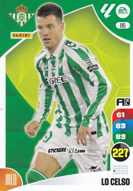 Cromo Lo Celso - LaLiga 2024-2025. Adrenalyn XL
 n. 85 - Panini