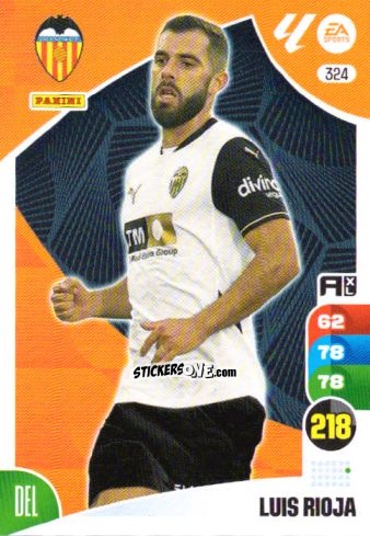 Figurina Luís Rioja - LaLiga 2024-2025. Adrenalyn XL
 n. 324 - Panini