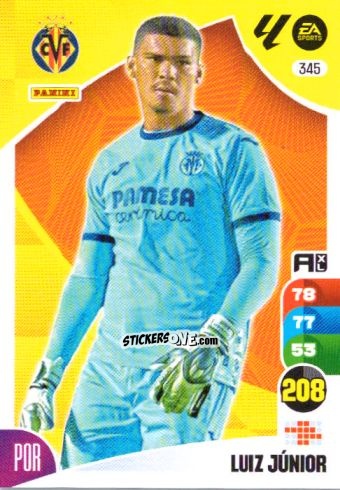 Sticker Luiz Júnior - LaLiga 2024-2025. Adrenalyn XL
 n. 345 - Panini