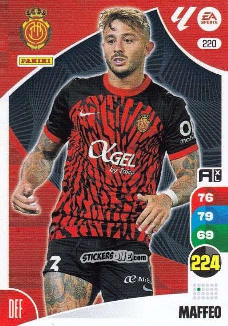 Figurina Maffeo - LaLiga 2024-2025. Adrenalyn XL
 n. 220 - Panini