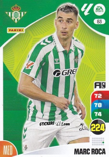 Figurina Marc Roca - LaLiga 2024-2025. Adrenalyn XL
 n. 83 - Panini