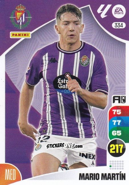 Sticker Mario Martín - LaLiga 2024-2025. Adrenalyn XL
 n. 334 - Panini