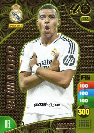 Sticker Mbappé - LaLiga 2024-2025. Adrenalyn XL
 n. 473 - Panini