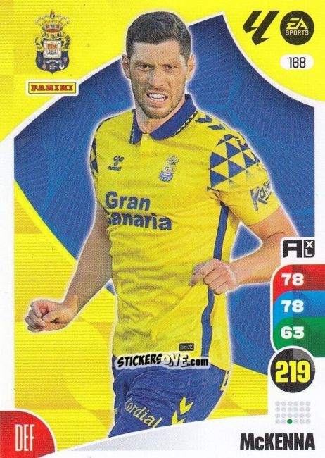 Figurina Mckenna - LaLiga 2024-2025. Adrenalyn XL
 n. 168 - Panini