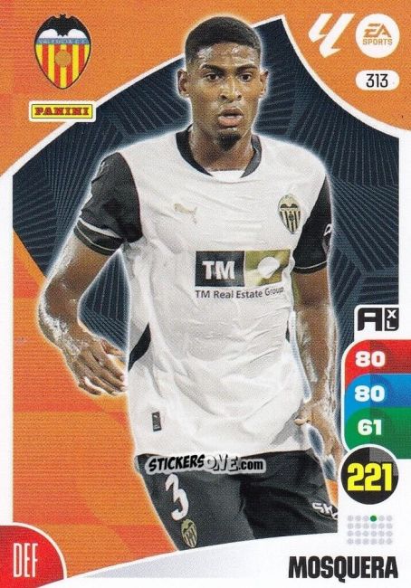 Cromo Mosquera - LaLiga 2024-2025. Adrenalyn XL
 n. 313 - Panini