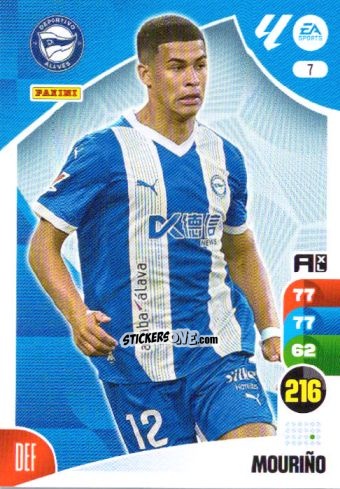 Cromo Mouriño - LaLiga 2024-2025. Adrenalyn XL
 n. 7 - Panini