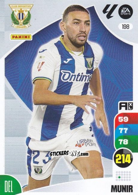 Figurina Munir - LaLiga 2024-2025. Adrenalyn XL
 n. 198 - Panini