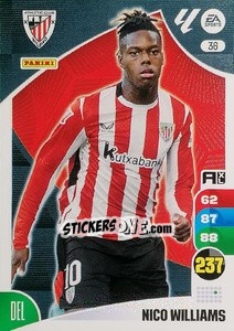 Figurina Nico Williams - LaLiga 2024-2025. Adrenalyn XL
 n. 36 - Panini