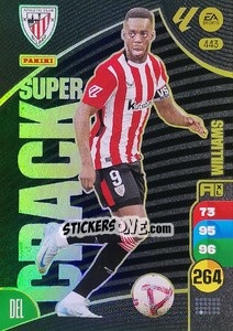 Figurina Nico Williams - LaLiga 2024-2025. Adrenalyn XL
 n. 443 - Panini