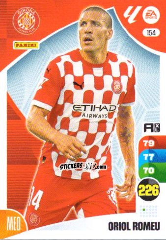 Cromo Oriol Romeu - LaLiga 2024-2025. Adrenalyn XL
 n. 154 - Panini