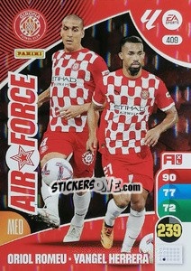 Sticker Oriol Romeu / Yangel Herrera - LaLiga 2024-2025. Adrenalyn XL
 n. 409 - Panini