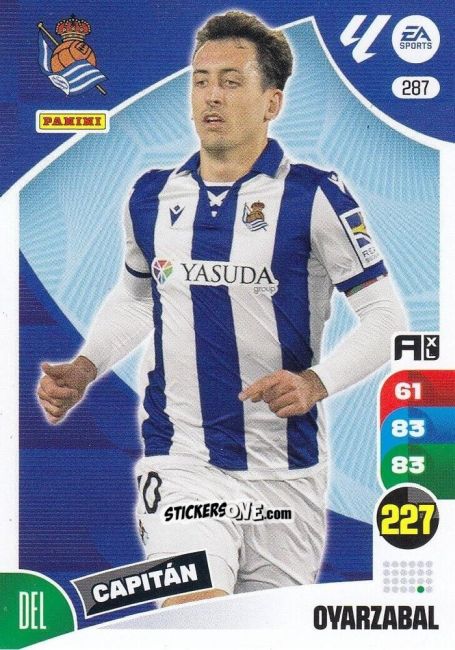 Figurina Oyarzábal - LaLiga 2024-2025. Adrenalyn XL
 n. 287 - Panini