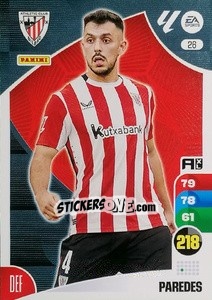 Cromo Paredes - LaLiga 2024-2025. Adrenalyn XL
 n. 26 - Panini