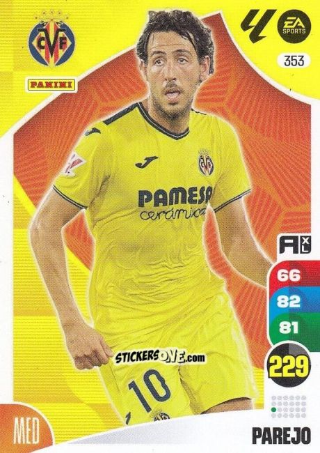 Figurina Dani Parejo - LaLiga 2024-2025. Adrenalyn XL
 n. 353 - Panini
