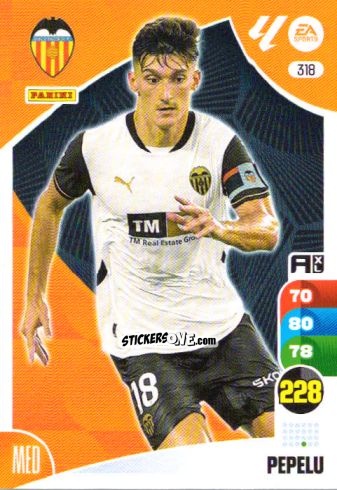 Cromo Pepelu - LaLiga 2024-2025. Adrenalyn XL
 n. 318 - Panini