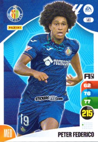 Figurina Peter Federico - LaLiga 2024-2025. Adrenalyn XL
 n. 141 - Panini