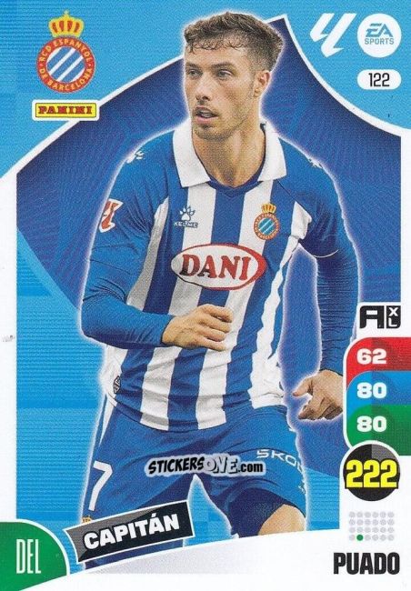 Figurina Puado (Capitán) - LaLiga 2024-2025. Adrenalyn XL
 n. 122 - Panini
